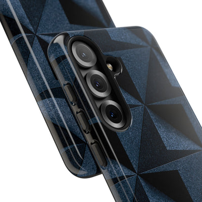 Faceted Slate · Tough Phone Case for Samsung · Blue
