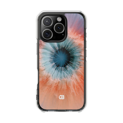 Radiant Aura Core · Clear Impact Magnetic Phone Case for iPhone · Orange