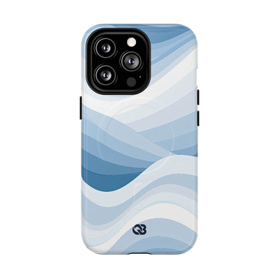 Glacial Contour · Tough 2.0 Magnetic Phone Case for iPhone · Blue