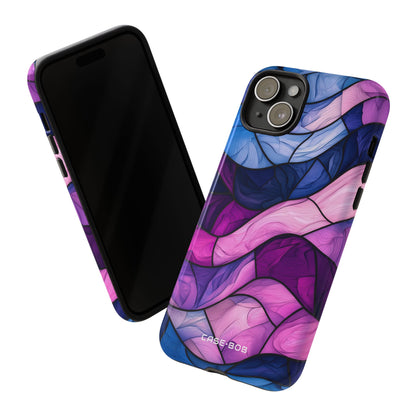 Wellenartiger Glow iPhone 15 Plus Case - Tough