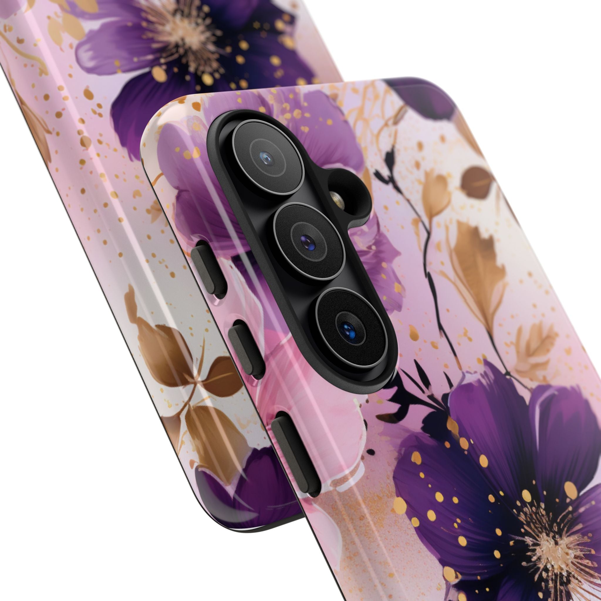 Gilded Violet Bloom · Tough Phone Case for Samsung