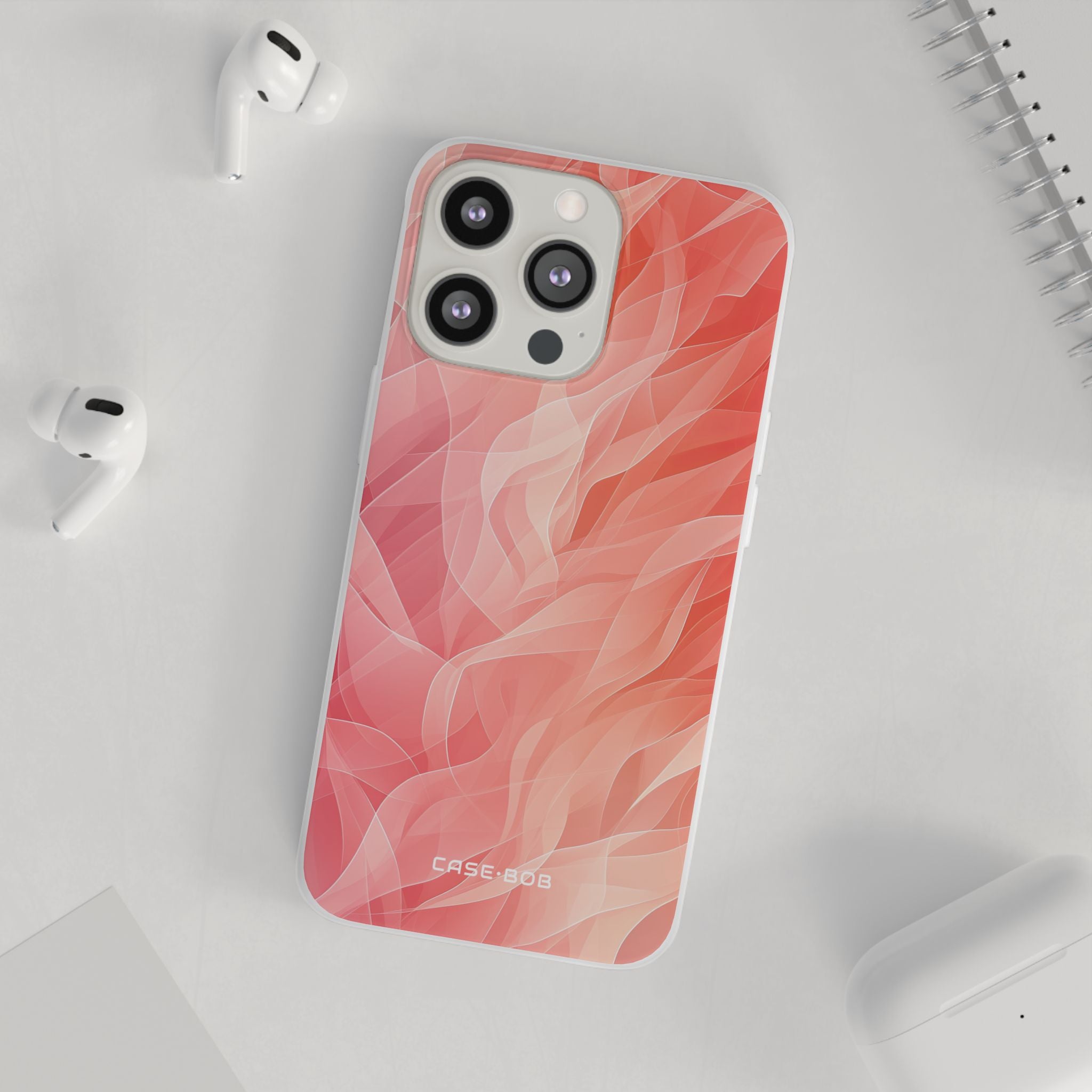 Peach Wave Drift iPhone 13 Pro - Soft