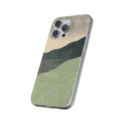 Green Lite Phone Case for iPhone - Moss Ridge Grain