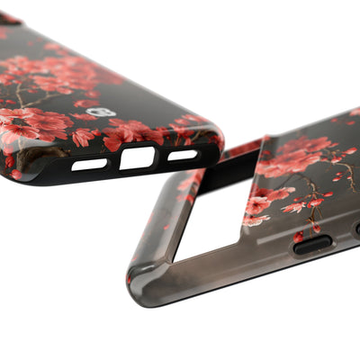 Dark Sakura Nocturne · Tough Phone Case for Pixel ·  Black