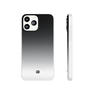 Noir Ombre Fade · Lite Phone Case for iPhone ·  Black