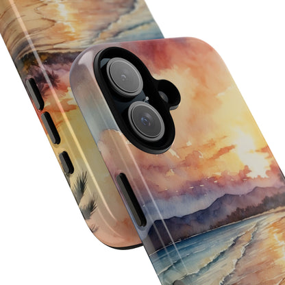 Sunset Reflection iPhone 16 Case - Tough