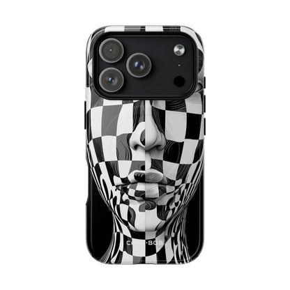 Checkered Face iPhone 17 Pro Case - Tough+ - CASE•BOB