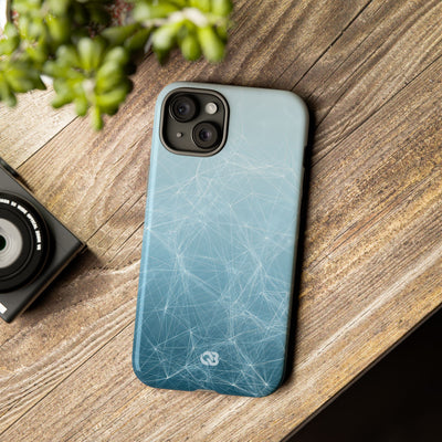 Teal Tough Phone Case for iPhone - Arctic Digital Nexus