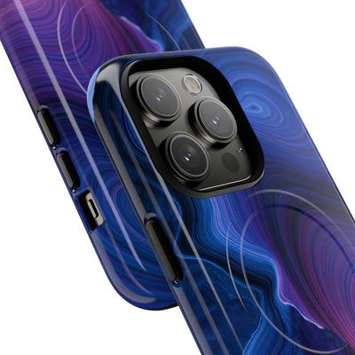 Radiant Strata · Tough 2.0 Magnetic Phone Case for iPhone · Blue