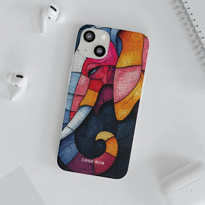 Elephant Mosaic iPhone 13 - Soft