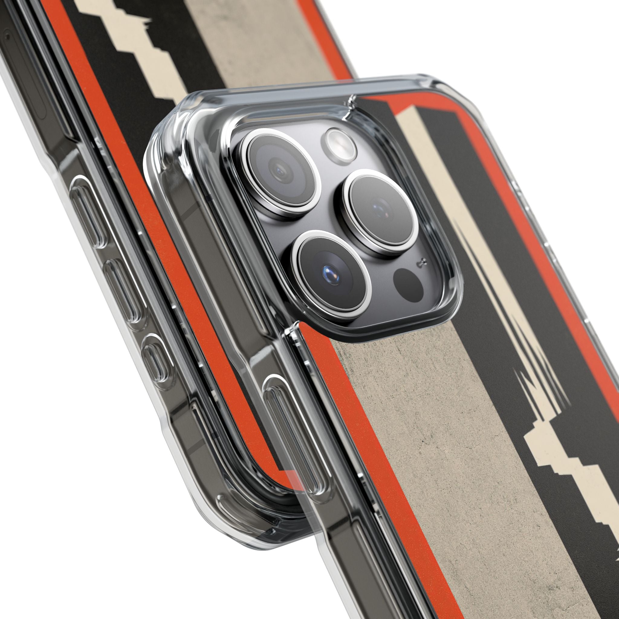 Orange Impact MagSafe Phone Case for iPhone - Orange Monolith Rift