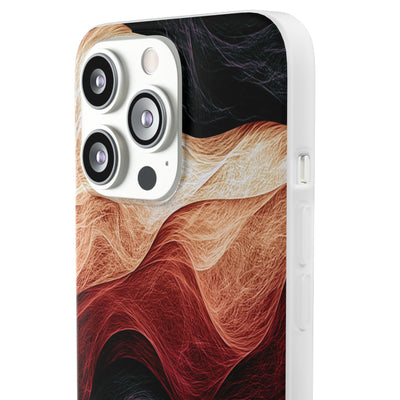Ember Wave Dispersion · Lite Phone Case for iPhone ·  Red