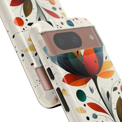 Burnt Petal Abstract · Tough Phone Case for Google Pixel