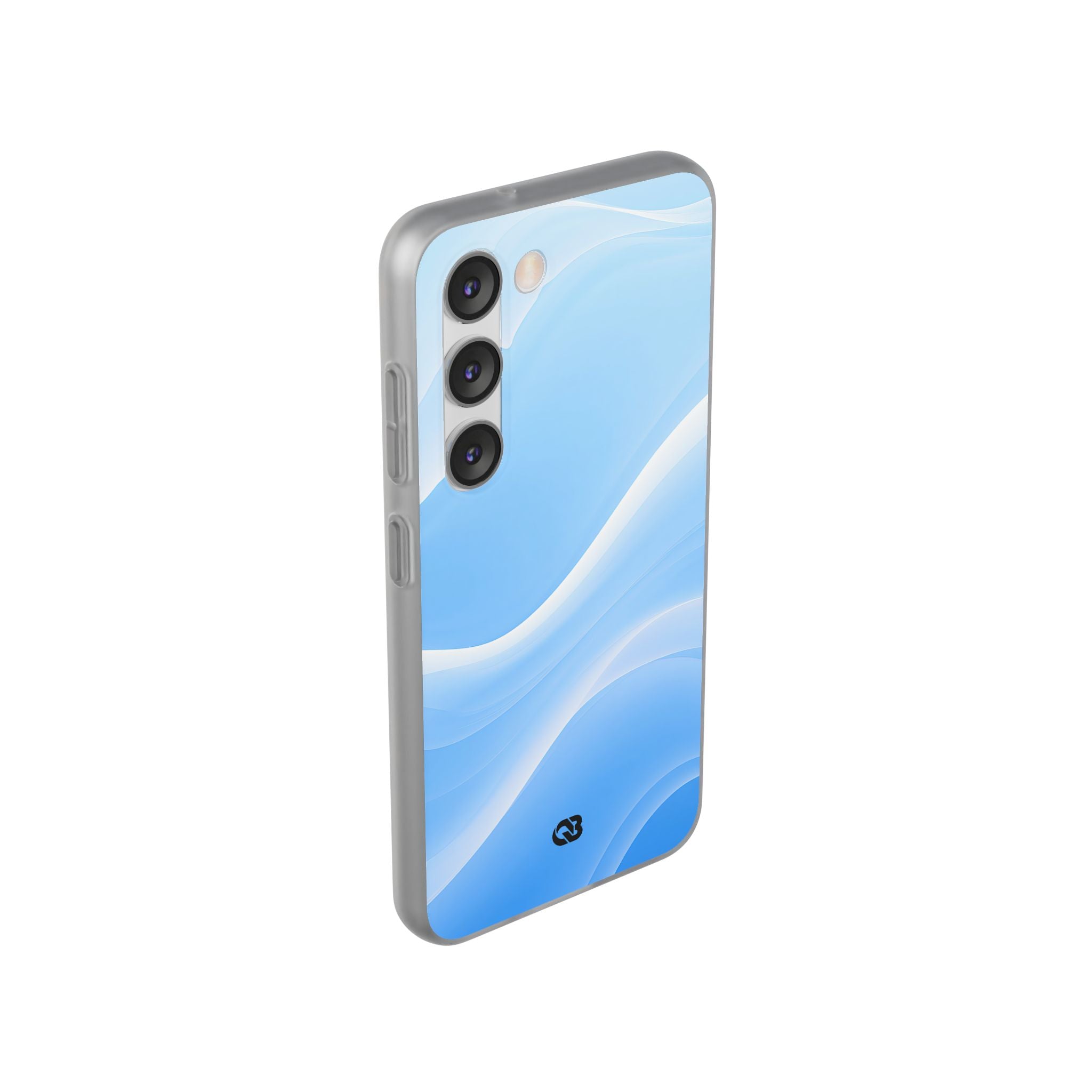 Blue Lite Phone Case for Samsung - Glacial Blue Silk