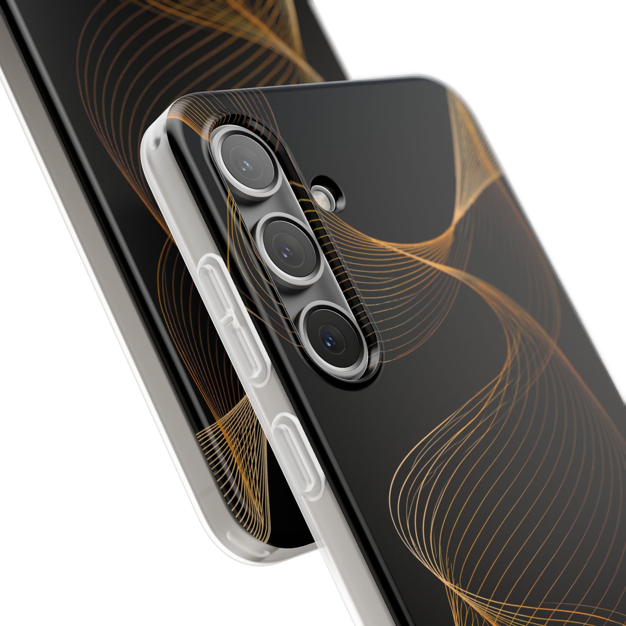 Gold Lite Phone Case for Samsung - Burnished Bronze Helix