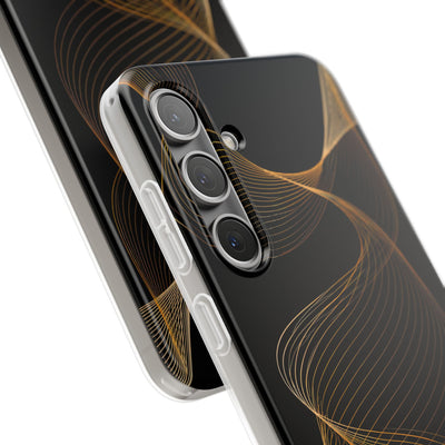 Gold Lite Phone Case for Samsung - Burnished Bronze Helix