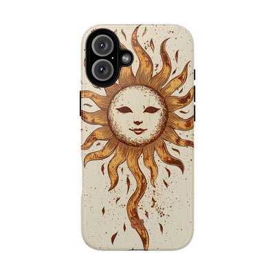Rustic Solar Mask · Tough Phone Case for iPhone