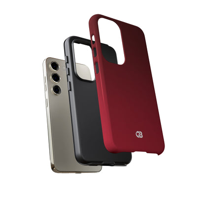 Red Tough Phone Case for Samsung - Crimson Velvet Fade