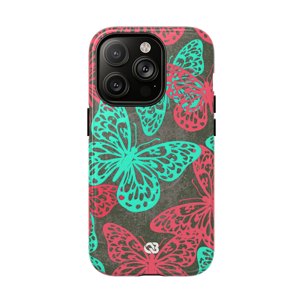 Electric Papillon · Tough 2.0 Magnetic Phone Case for iPhone · Pink