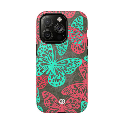 Electric Papillon · Tough 2.0 Magnetic Phone Case for iPhone · Pink