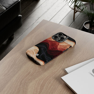 Ember Wave Dispersion · Tough Phone Case for iPhone · Red