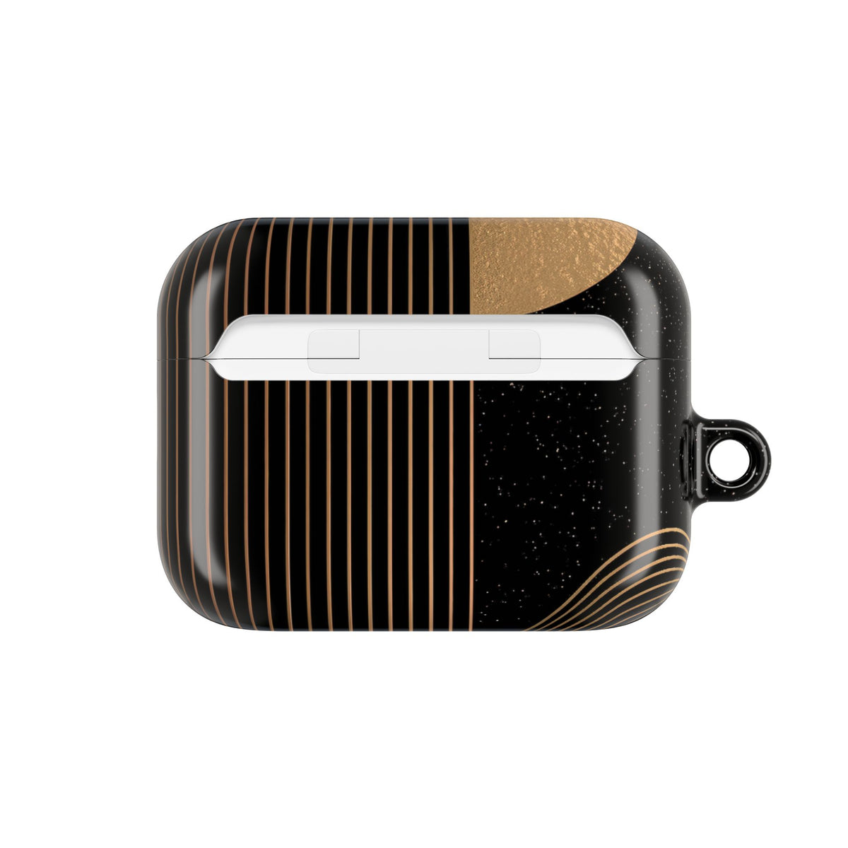 Lunar Topo Horizon · Hard Case for AirPods & AirPods Pro · Black