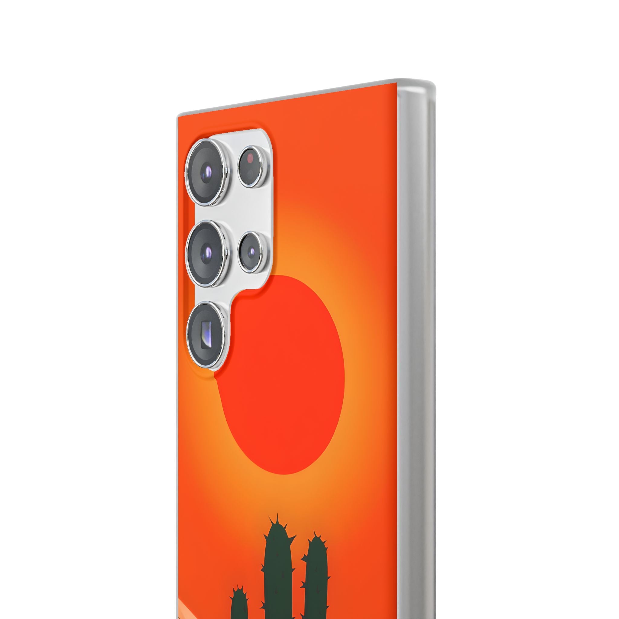 Scorched Saguaro Sunset · Soft Phone Case for Samsung