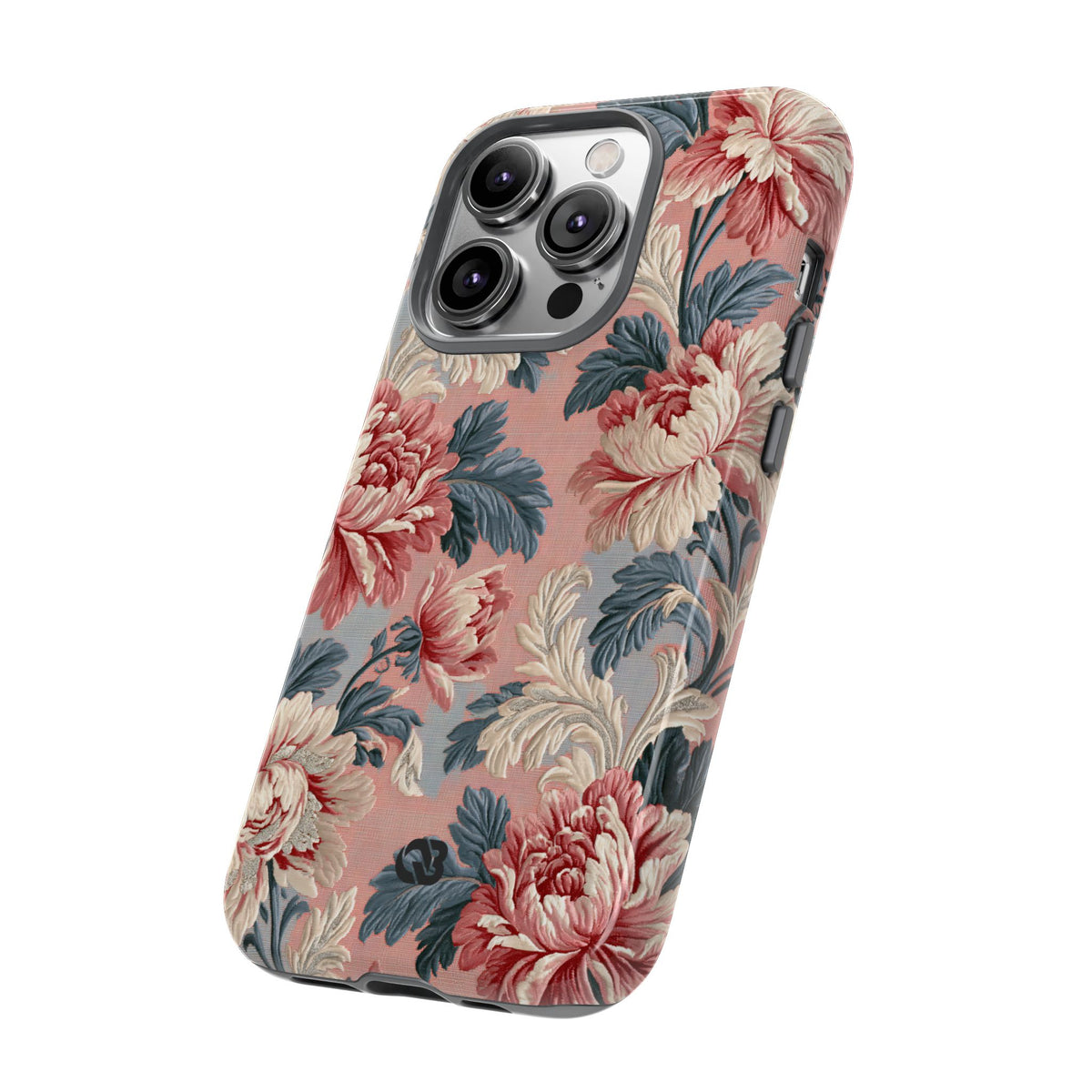 Blush Peony Jacquard · Tough Phone Case for iPhone · Pink
