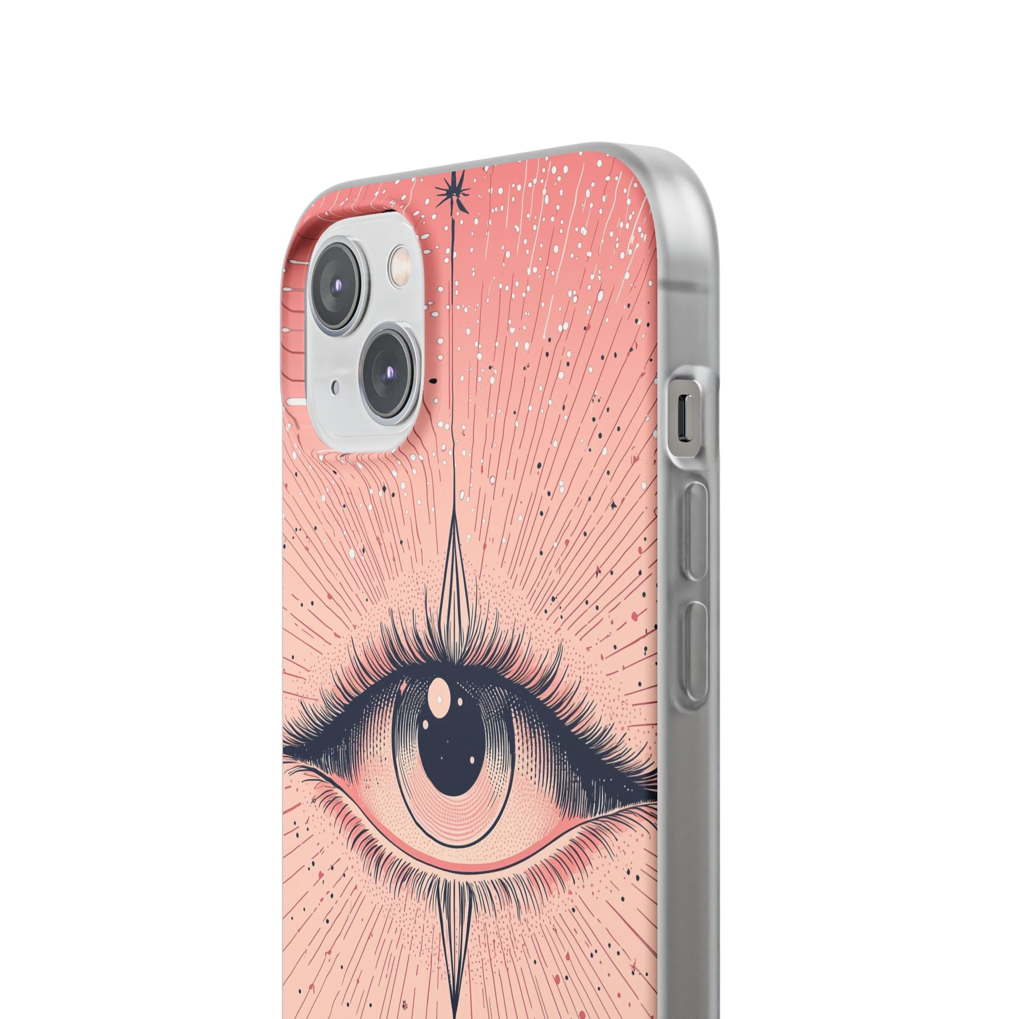 Obsidian Cosmic Gaze · Soft Phone Case for iPhone