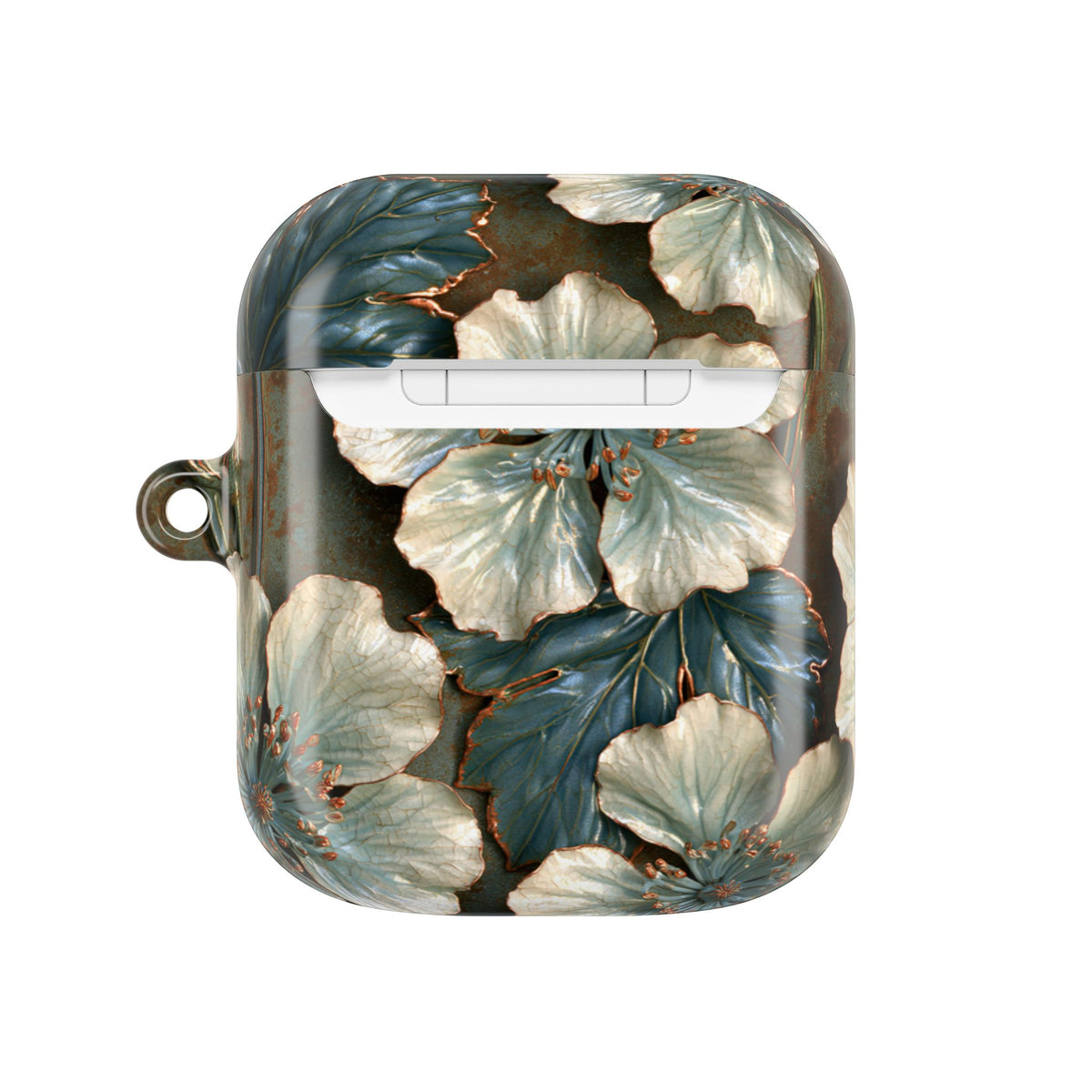 Gilded Blossom Reverie · Hard Case for AirPods & AirPods Pro · Teal
