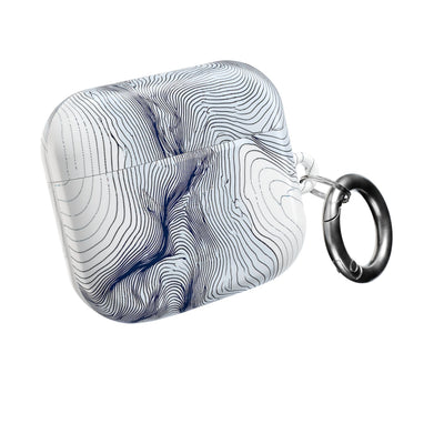Nordic Ridge Contour · Hard Case for AirPods & AirPods Pro · White