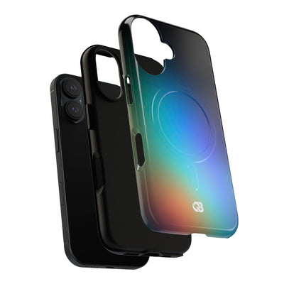 Black Tough 2.0 Magsafe Phone Case for iPhone - Electric Prism Grain