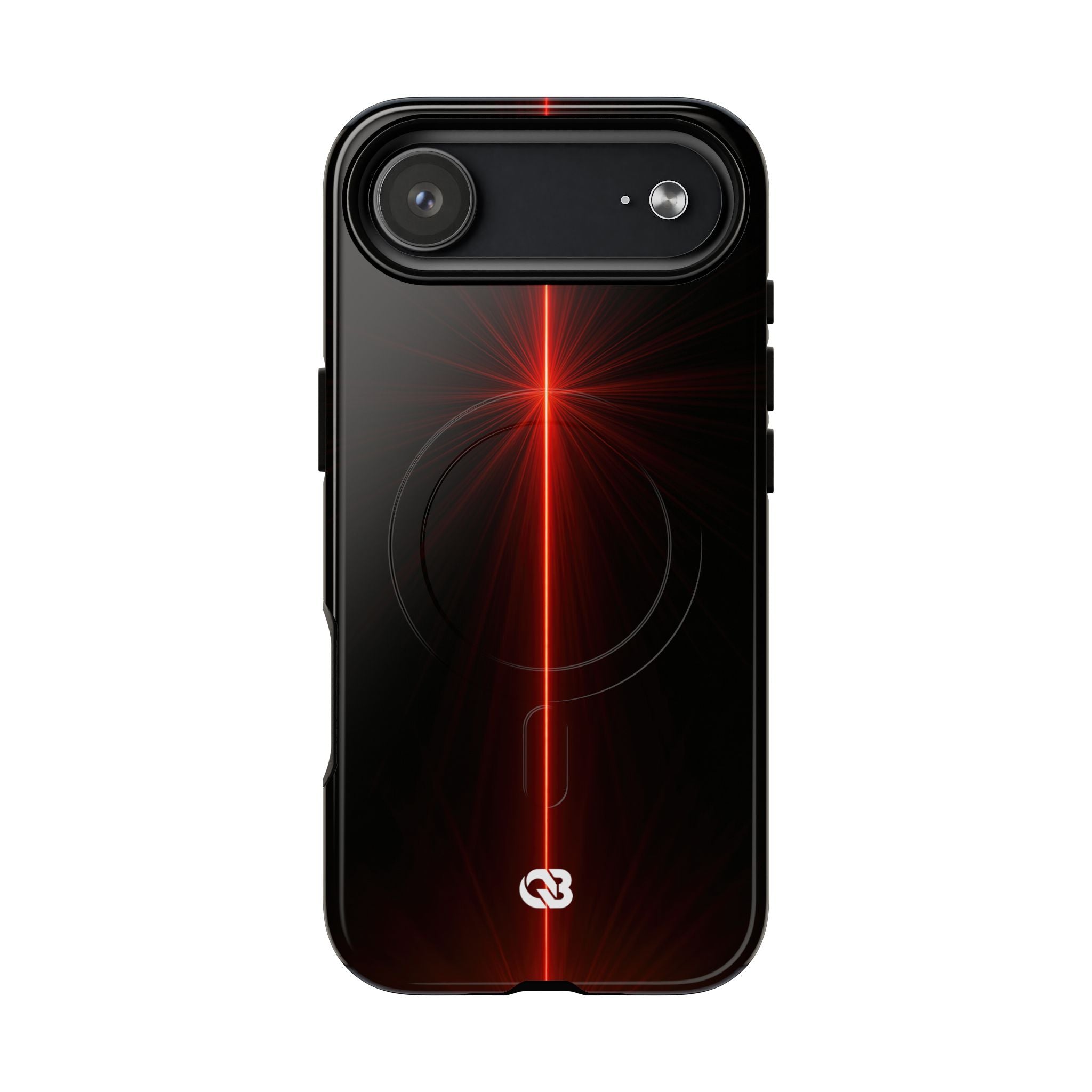 Red Tough 2.0 Magsafe Phone Case for iPhone - Crimson Flare Vector