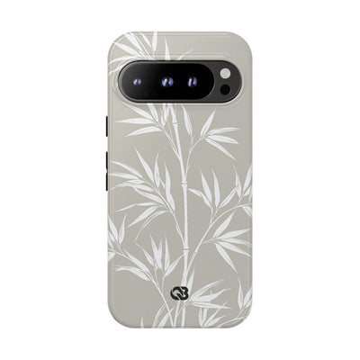 Serene Bamboo · Tough Phone Case for Pixel ·  Beige