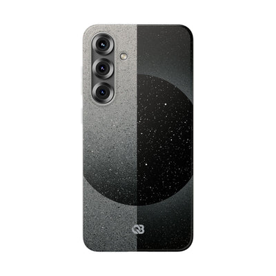 Black Lite Phone Case for Samsung - Lunar Static Orbit