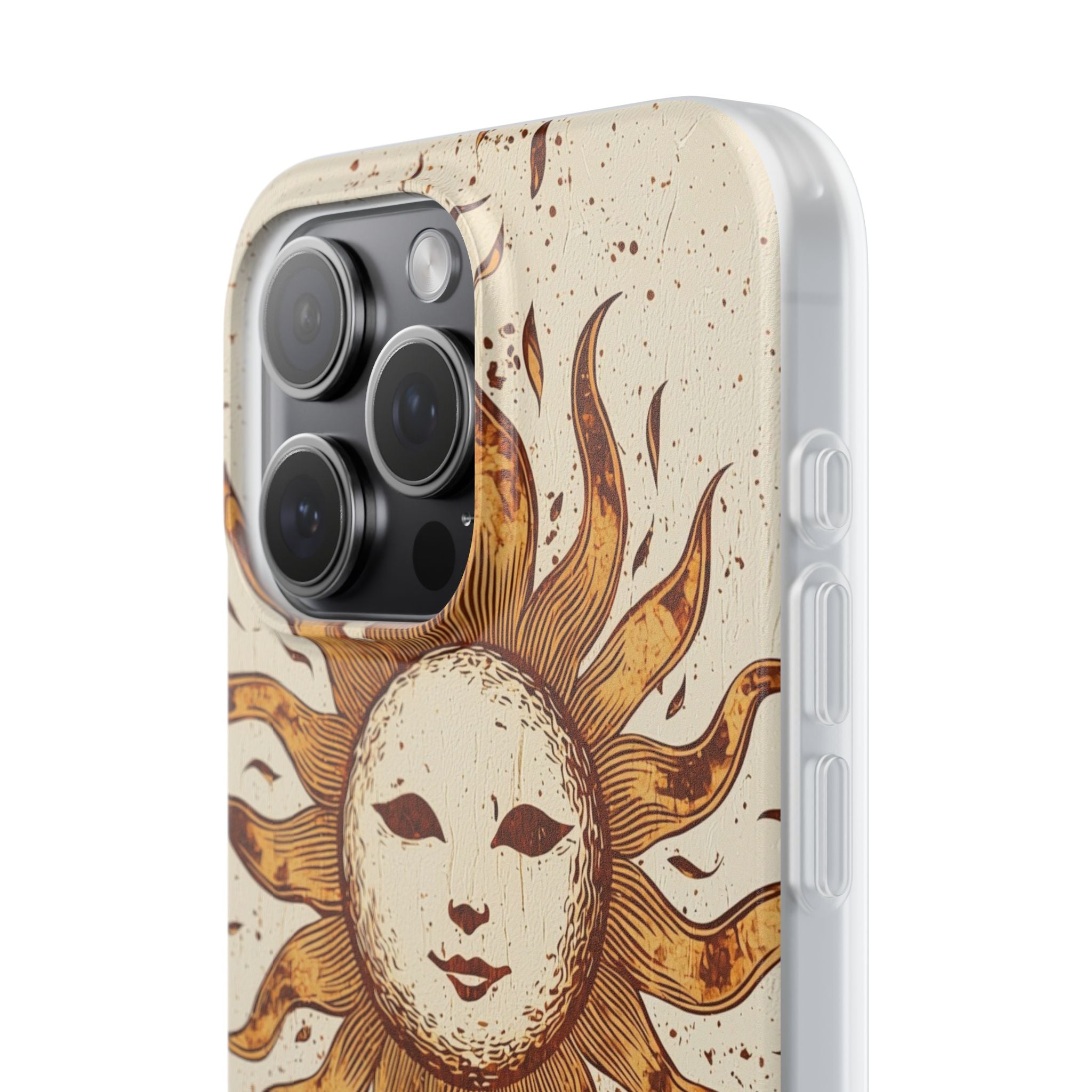 Ρουστίκ Ηλιακή Μάσκα · Soft Θήκη για iPhone