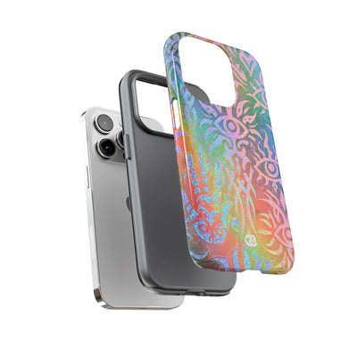 Chromatic Mystic Sigil · Tough Phone Case for iPhone · Blue