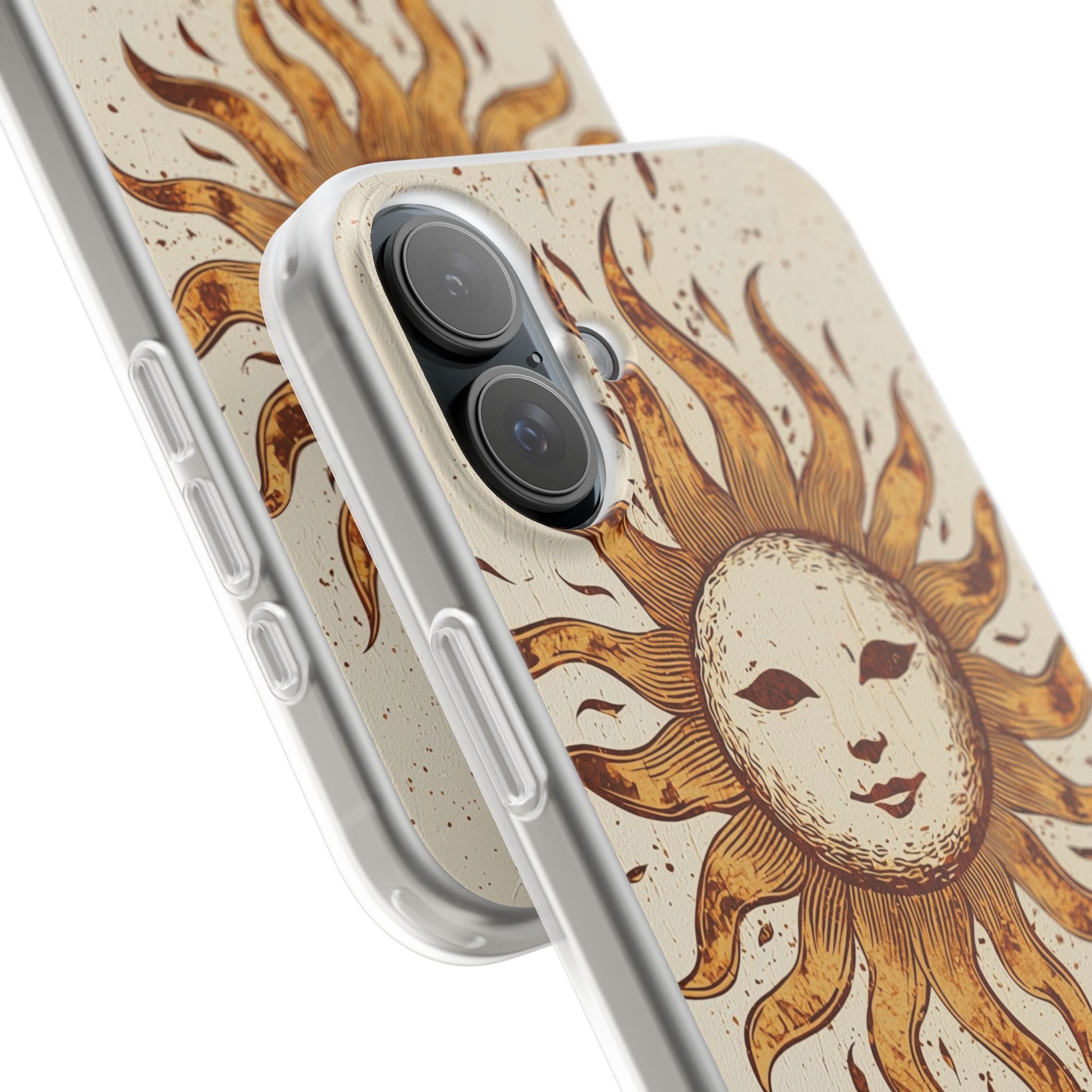 Ρουστίκ Ηλιακή Μάσκα · Soft Θήκη για iPhone