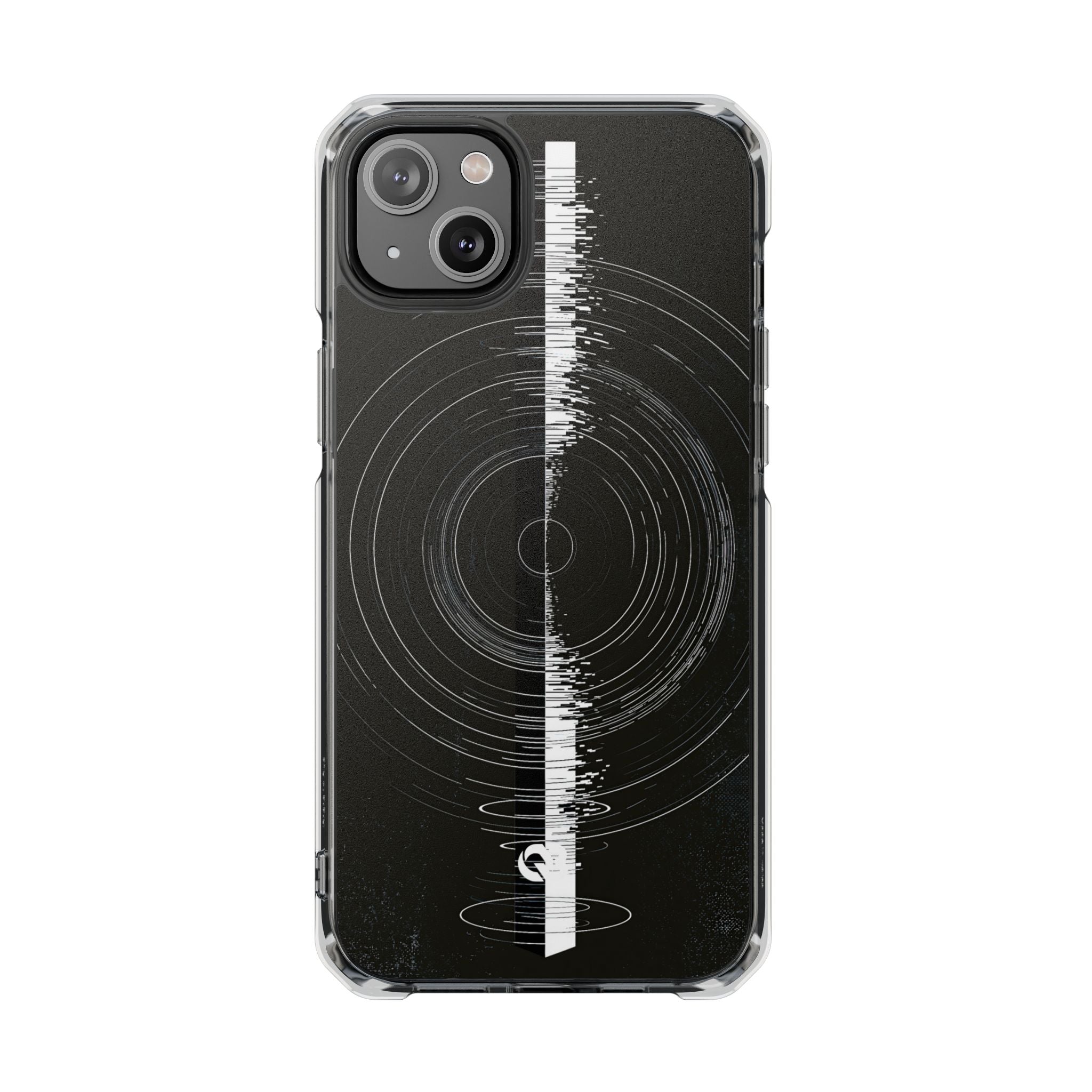 Black Impact MagSafe Phone Case for iPhone - Obsidian Orbital Signal