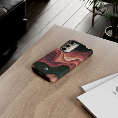 Rose Contour Waves · Tough Phone Case for Samsung · Pink