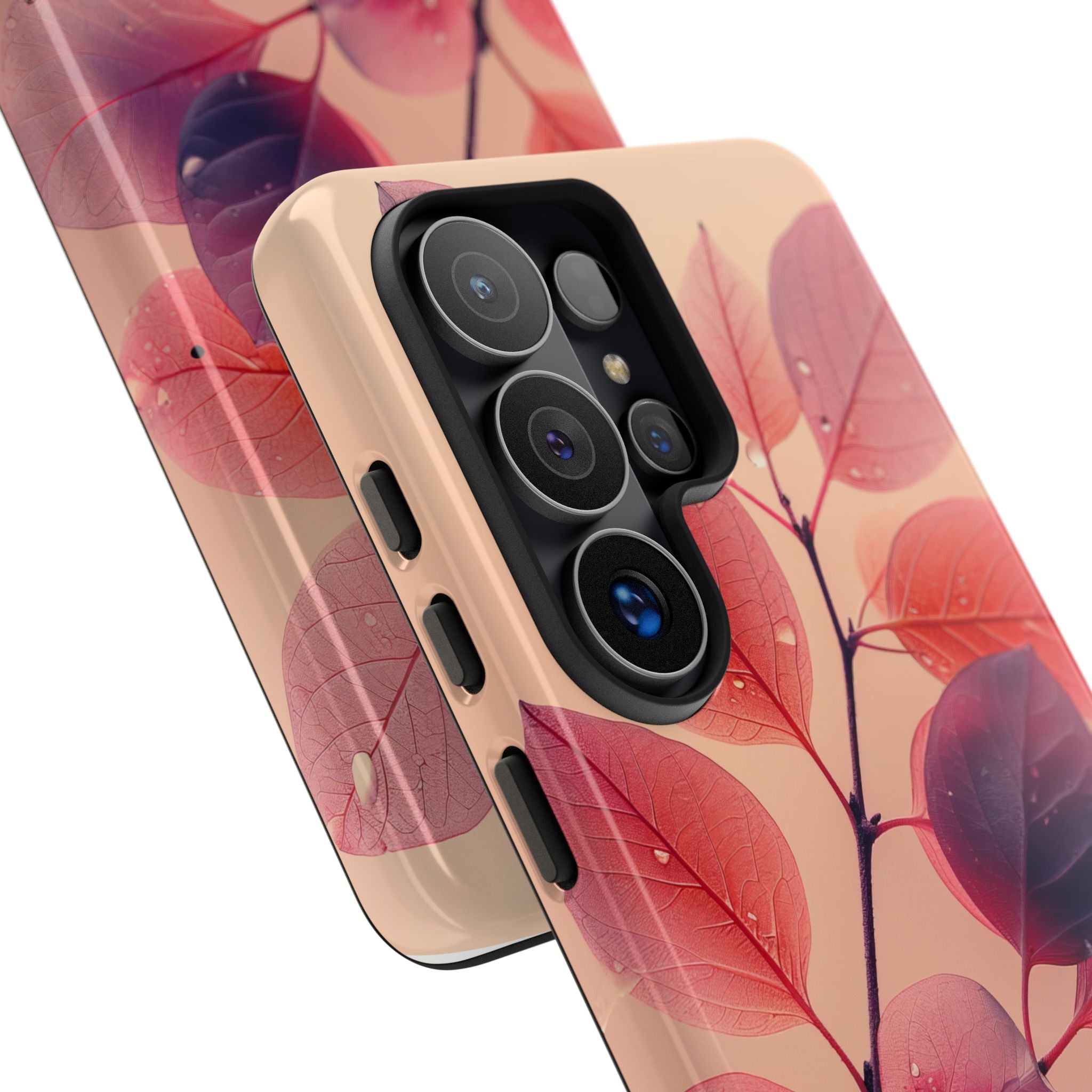 Dewy Magenta Foliage · Tough Phone Case for Samsung