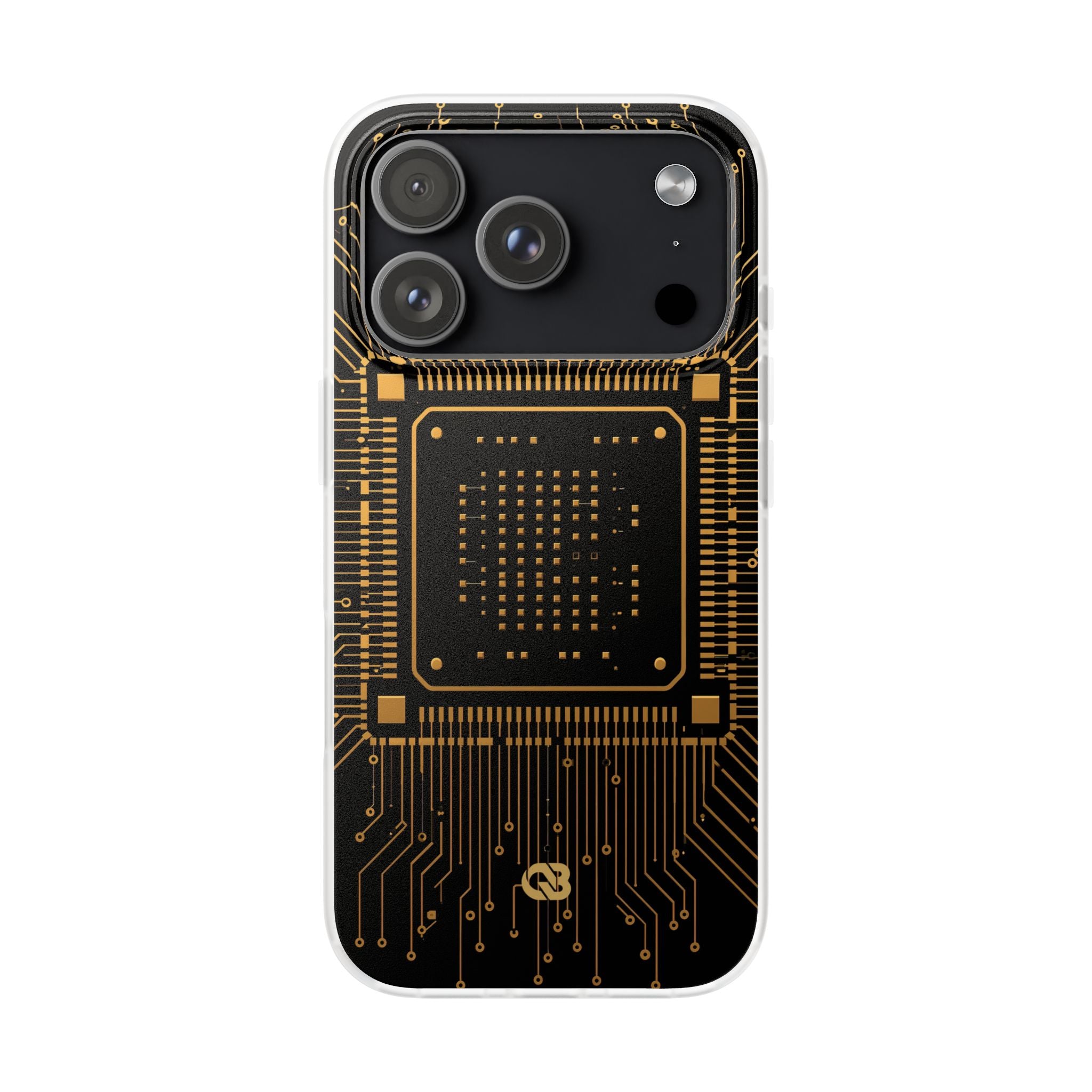 Gold Lite Phone Case for iPhone - Cyber Gold Processor