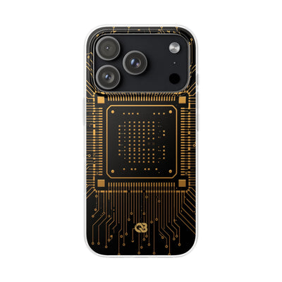 Gold Lite Phone Case for iPhone - Cyber Gold Processor