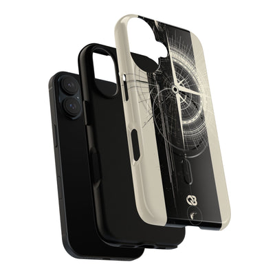 Beige Tough 2.0 Magsafe Phone Case for iPhone - Zenith Vector Spire