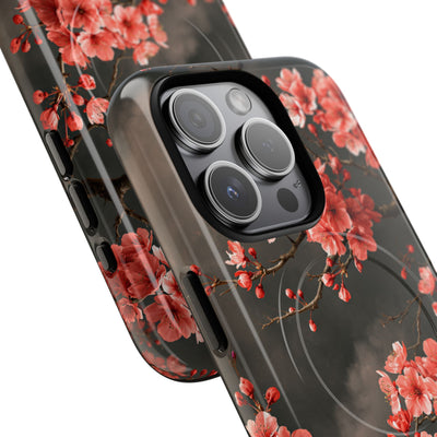 Dark Sakura Nocturne · Tough 2.0 Magnetic Phone Case for iPhone · Black