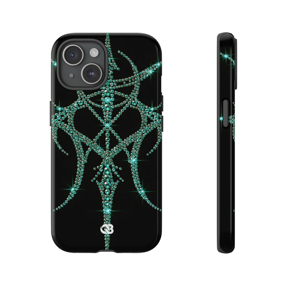 Teal Cyber Sigil · Tough Phone Case for iPhone · Teal