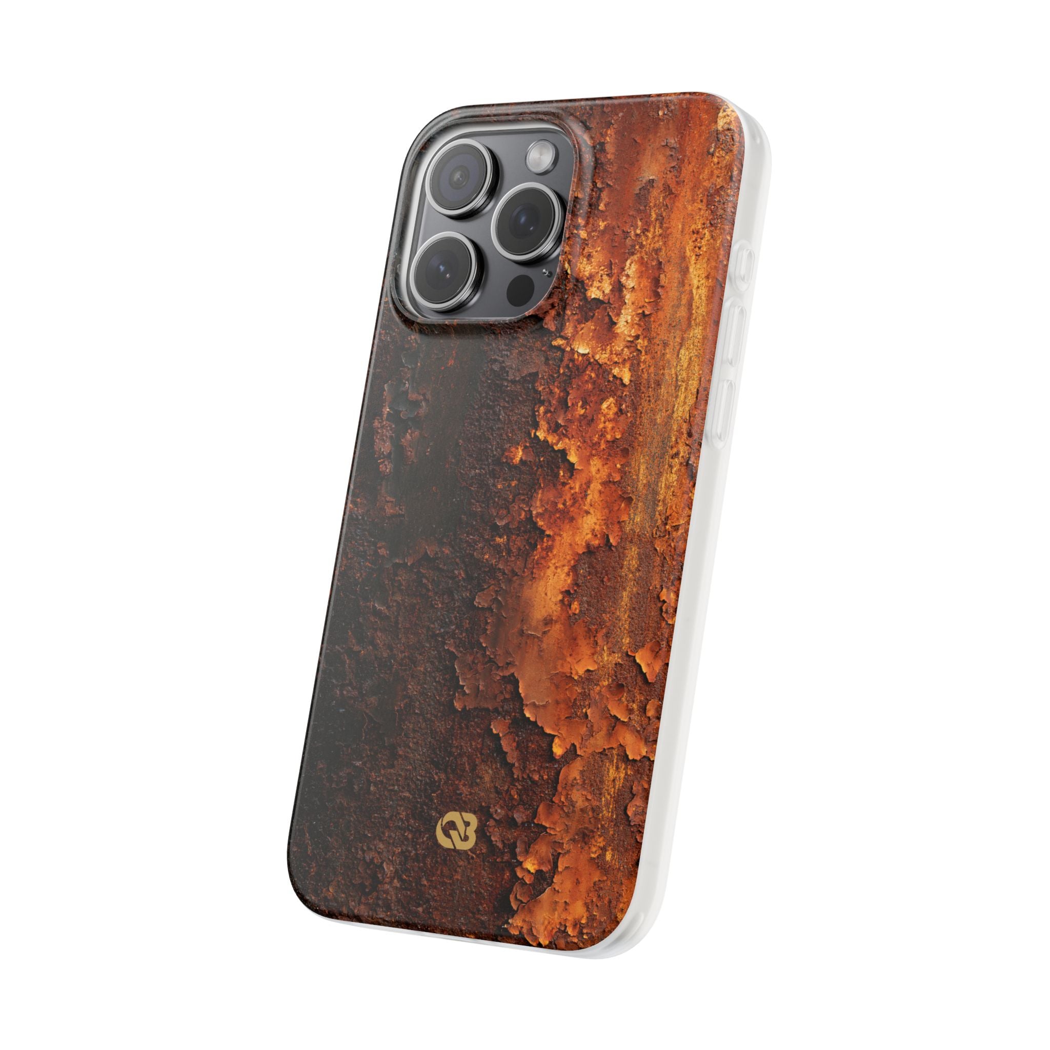 Orange Lite Phone Case for iPhone - Oxidized Iron Crust