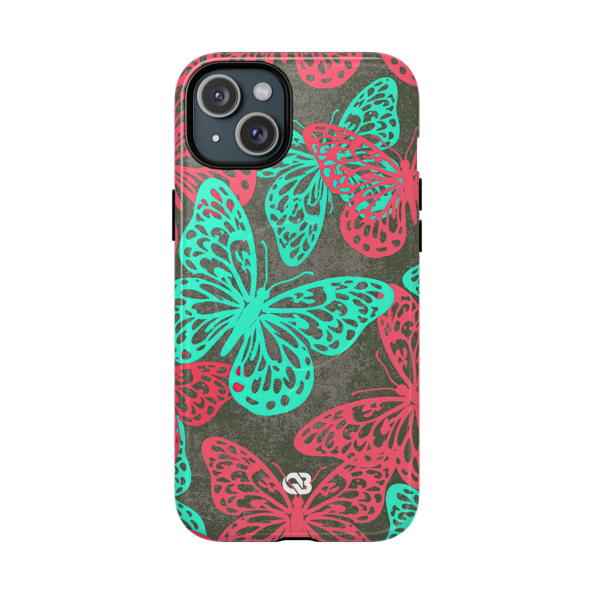 Electric Papillon · Tough 2.0 Magnetic Phone Case for iPhone · Pink