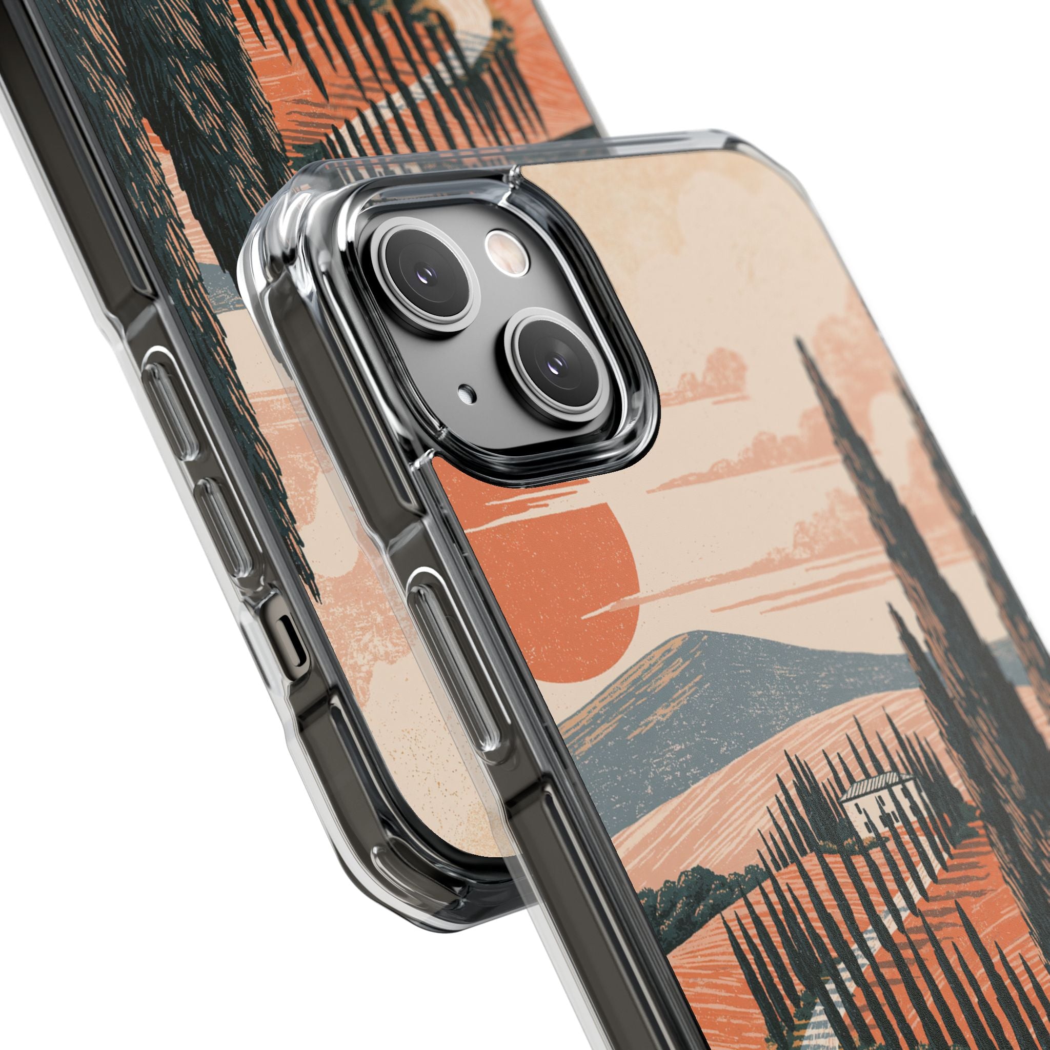 Orange Impact MagSafe Phone Case for iPhone - Terracotta Ridge Trail
