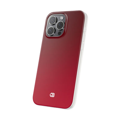 Red Lite Phone Case for iPhone - Crimson Velvet Fade